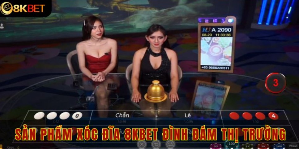 Thanh toán sòng phẳng, tiền trao cháo múc khi chơi game xóc đĩa đổi thưởng tại nhà cái 8kbet online